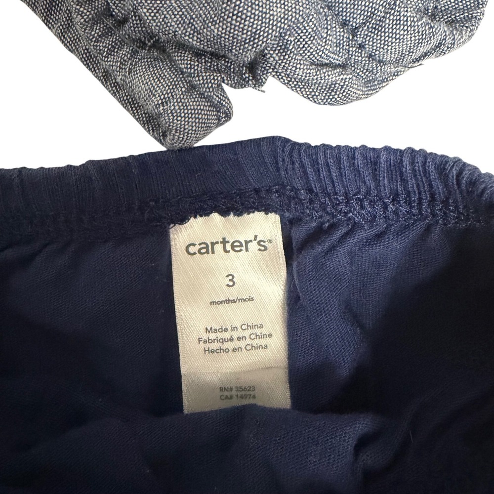 Koala Kids Carters Baby Diaper Covers Bloomers Lot of 8 0-3M Blue‎ Yellow White - Picture 6 of 14